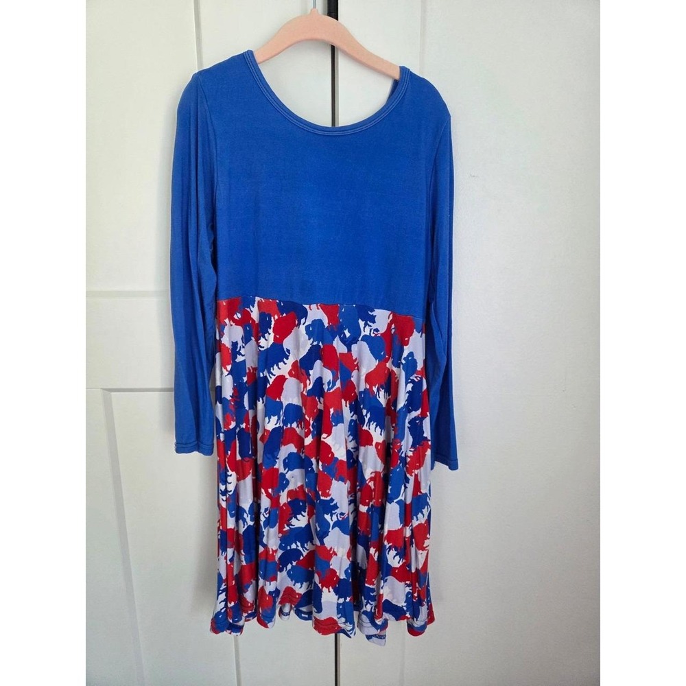 Buffalo bills girls bamboo dress size 7-8